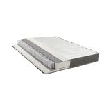 Materasso Singolo Bianco Grigio Grado Rigidità Medio 190x90x22h cm, Misura Rete Compatibile 90x190 cm - Venosa