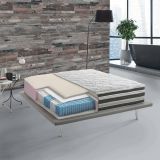 Materasso tecnologia anallergica matrimoniale 160x200 in Memory Foam sfoderabile - Amistad