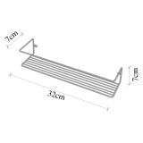 Mensola Argento un Ripiano 7x7x33h cm - Casone