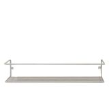 Mensola Argento un Ripiano 7x7x33h cm - Casone
