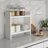 Mensola Bianco 2 Ripiani 34x10x30h cm - Morfasso
