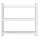 Mensola Bianco 2 Ripiani 44x10x40h cm - Rizza