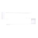 Mensola Bianco 2 Ripiani 60x20x15h cm - Vallarsa