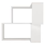 Mensola Bianco 2 Ripiani Angolare 45x15x55h cm, - Omignano