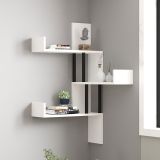 Mensola Bianco 3 Ripiani 105x20x60h cm, - Donigala
