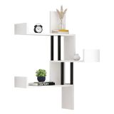 Mensola Bianco 3 Ripiani 105x20x60h cm, - Donigala