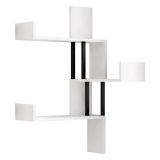 Mensola Bianco 3 Ripiani 105x20x60h cm, - Donigala