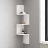 Mensola Bianco 3 Ripiani 25x25x105h cm, - Verretto