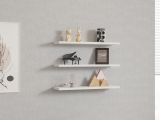 Mensola Bianco 3 Ripiani set da 3 60x15x2h cm - Meina
