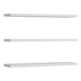 Mensola Bianco 3 Ripiani set da 3 60x15x2h cm - Meina