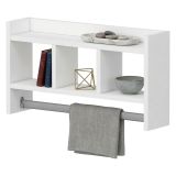 Mensola Bianco 4 Ripiani 64x15x35h cm, - Cortale