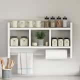 Mensola Bianco 4 Ripiani 64x15x35h cm - Cortale