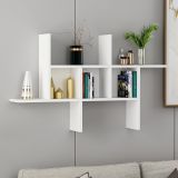 Mensola Bianco 4 Ripiani 68x20x113h cm - Drena