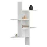 Mensola Bianco 4 Ripiani 68x20x113h cm - Drena