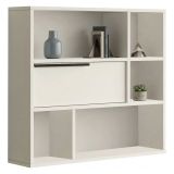 Mensola Bianco 5 Ripiani 90x22x81h cm, - Coeli