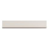Mensola Bianco Crema un Ripiano Sfumatura Colore Struttura Crema 138x20x24h cm, - Rasun