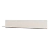 Mensola Bianco Crema un Ripiano Sfumatura Colore Struttura Crema 138x20x24h cm, - Rasun