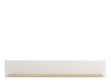 Mensola Bianco Marrone Rovere un Ripiano 150x19.5x25h cm, Portata Ripiani 5 - Saturnia