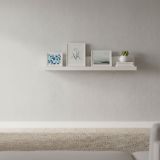 Mensola Bianco un Ripiano 137.5x19.5x24h cm, Portata Ripiani 5 - Vazzano