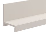 Mensola Bianco un Ripiano 137.5x19.5x24h cm, Portata Ripiani 5 - Vazzano