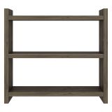 Mensola Marrone Noce 2 Ripiani Sfumatura Colore Struttura Noce 44x10x40h cm - Rizza