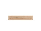 Mensola Marrone Rovere Nodi un Ripiano 120x19.5x24h cm, Portata Ripiani 5 - Focognano