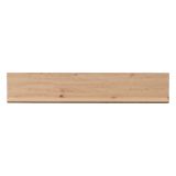 Mensola Marrone Rovere Nodi un Ripiano Sfumatura Colore Struttura Rovere Nodi 128x20x24h cm, - Lusern