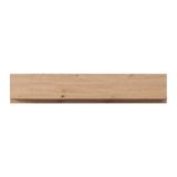 Mensola Marrone Rovere Nodi un Ripiano Sfumatura Colore Struttura Rovere Nodi 128x20x24h cm, - Lusern