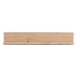 Mensola Marrone Rovere Nodi un Ripiano Sfumatura Colore Struttura Rovere Nodi 138x20x24h cm, - Rasun