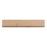 Mensola Marrone Rovere Nodi un Ripiano Sfumatura Colore Struttura Rovere Nodi 138x20x24h cm, - Rasun