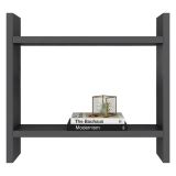 Mensola Nero Antracite 2 Ripiani Sfumatura Colore Struttura Antracite 34x10x30h cm, - Morfasso