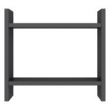 Mensola Nero Antracite 2 Ripiani Sfumatura Colore Struttura Antracite 34x10x30h cm - Morfasso