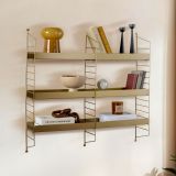 Mensola oro 3 Ripiani 98x21x100h cm - Scurelle