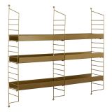 Mensola oro 3 Ripiani 98x21x100h cm - Scurelle