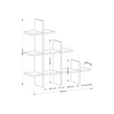 Mensola parete 18x81cm noce - Onil