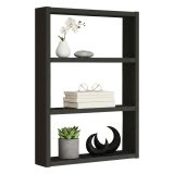 Mensola parete 9x43cm nera - Krosa