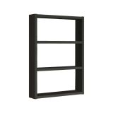 Mensola parete 9x43cm nera - Krosa