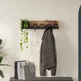 Mensola porta abiti 63x14h cm 5 posti quercia - Beryl