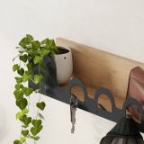 Mensola porta abiti 63x14h cm 5 posti quercia - Beryl