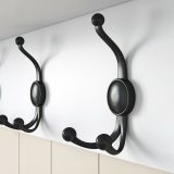 Mobile appendiabiti 120x37h cm 5 posti bianco - Egay