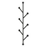 Mobile appendiabiti 22x94h cm 6 posti nero - Fani