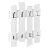 Mobile appendiabiti 64x79h cm 8 posti bianco - Astratto