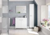 Mobile colonna bagno classico 2 ante 30x182h cm bianco lucido - Ark