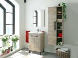 Mobile colonna bagno sospeso 51x135h cm rovere - Achisa