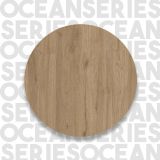 Mobile colonna Mimas, Pensile bagno o cucina, Armadio alto multifunzione, Mobiletto multiuso, 160x36 h45 cm, Noce