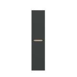 Mobile Colonna Nero Antracite Marrone Rovere Modulabile Cassetti 31x26x135h cm, 2 Ripiani - Arissa