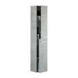 Mobile colonna sospesa 2 ante 30x150h cm cemento - Notte