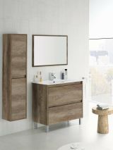 Mobile colonna sospeso 2 ante 30x140h cm quercia - Aladin