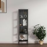 Mobile con vetrina 42x35x160h cm ardesia - Laces