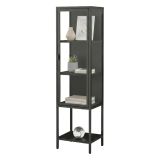 Mobile con vetrina 42x35x160h cm ardesia - Laces